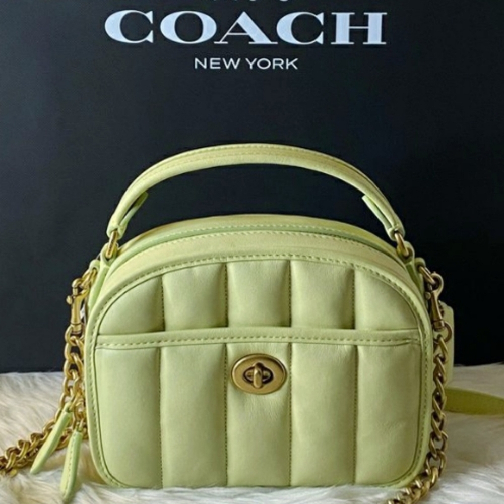 COACH Quilted Leather Camera Bag